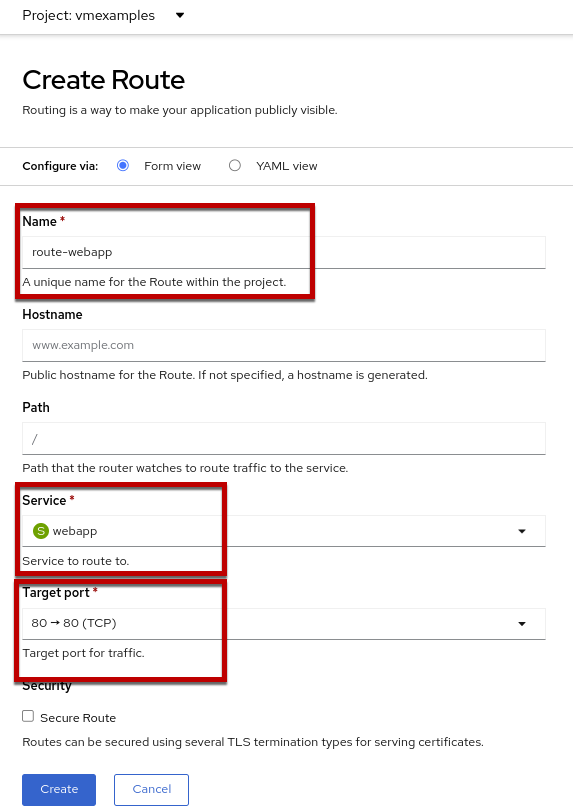 63 VMWARE VMs Create Route