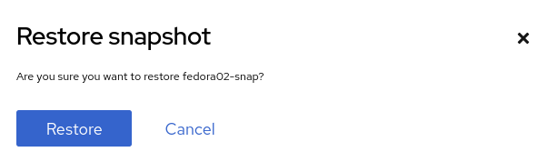 16 VM Restore Dialog